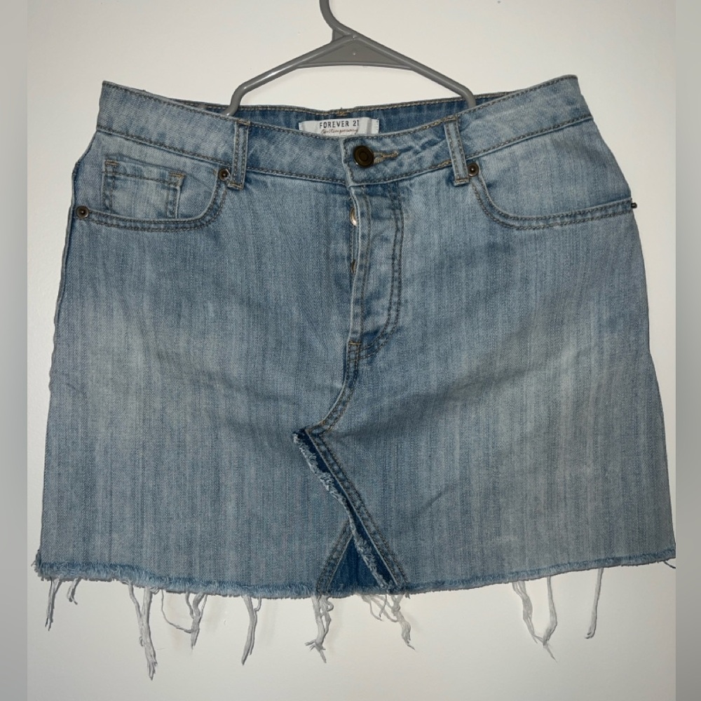 Denim Mini Skirt